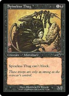 (image for) Spineless Thug (Foil)