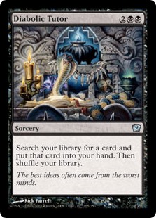 (image for) Diabolic Tutor (Foil)