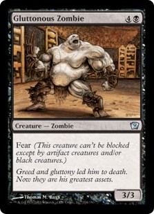 (image for) Gluttonous Zombie (Foil)