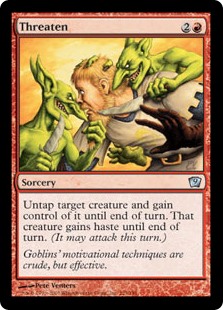 (image for) Threaten (Foil)