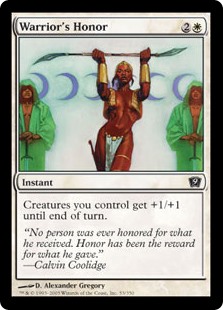 (image for) Warrior's Honor (Foil)