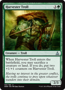 (image for) Harvester Troll (Foil)
