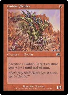 (image for) Goblin Sledder (Foil)
