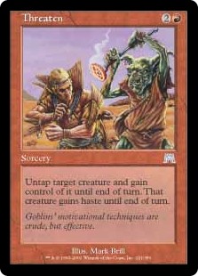 (image for) Threaten (Foil)