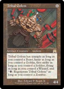 (image for) Tribal Golem (Foil)