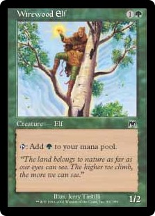 (image for) Wirewood Elf (Foil)