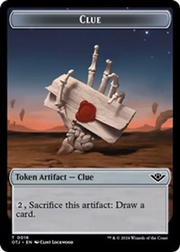 (image for) Clue // Plot Double-Sided Token