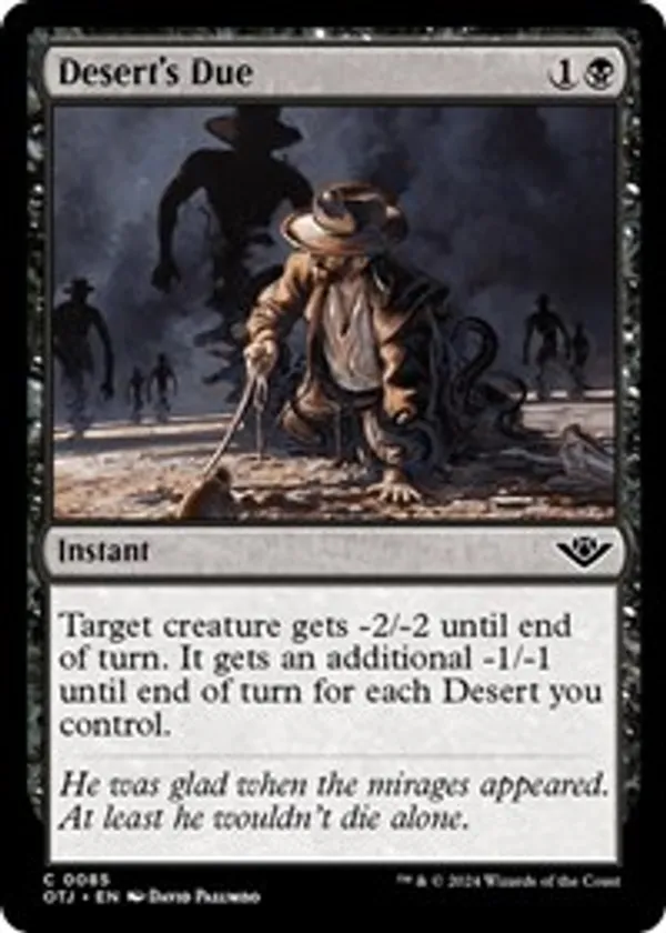 (image for) Desert's Due (Foil)