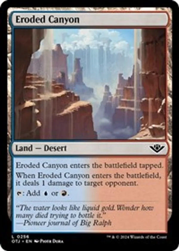 (image for) Eroded Canyon (Foil)