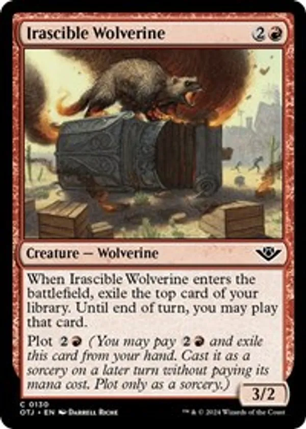 (image for) Irascible Wolverine
