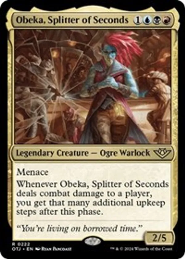 (image for) Obeka, Splitter of Seconds