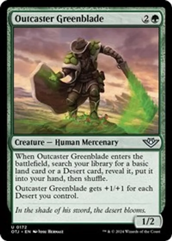 (image for) Outcaster Greenblade