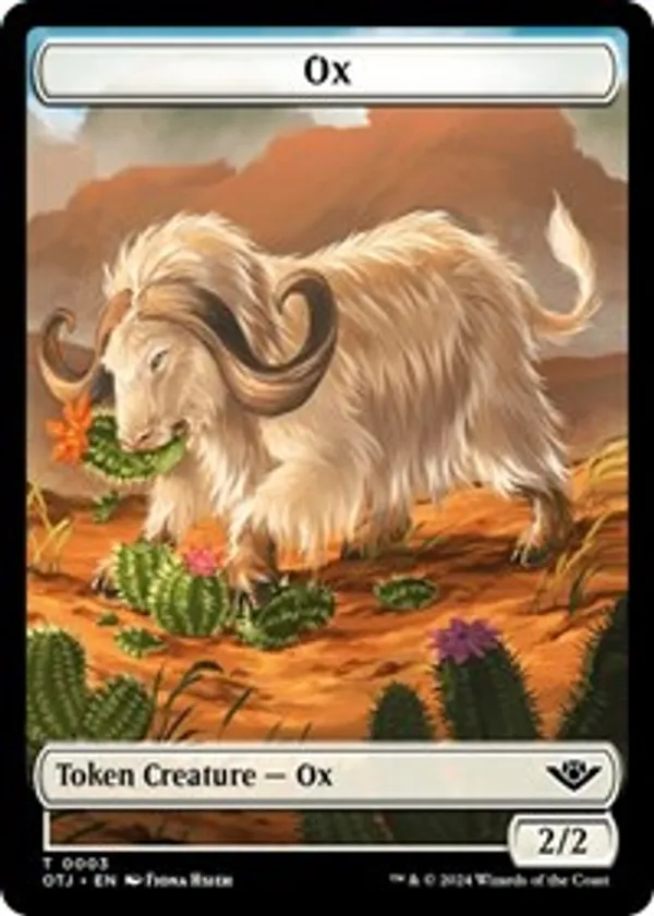 (image for) Ox // Plot Double-Sided Token
