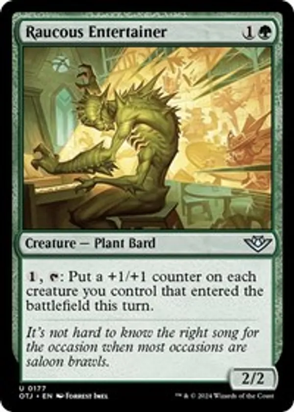 (image for) Raucous Entertainer