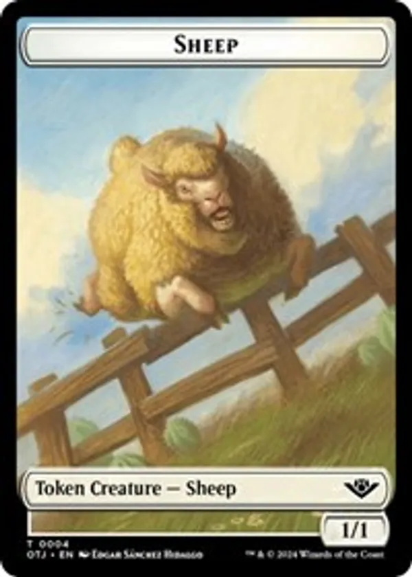 (image for) Sheep // Plot Double-Sided Token