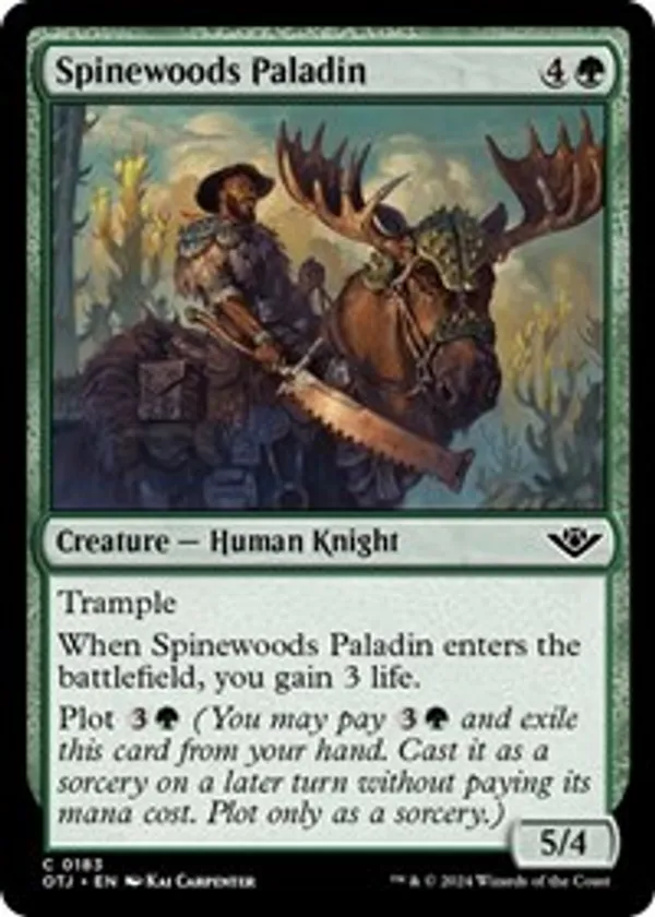(image for) Spinewoods Paladin (Foil)
