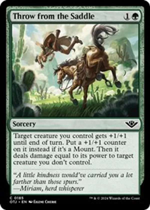 (image for) Throw from the Saddle (Foil)