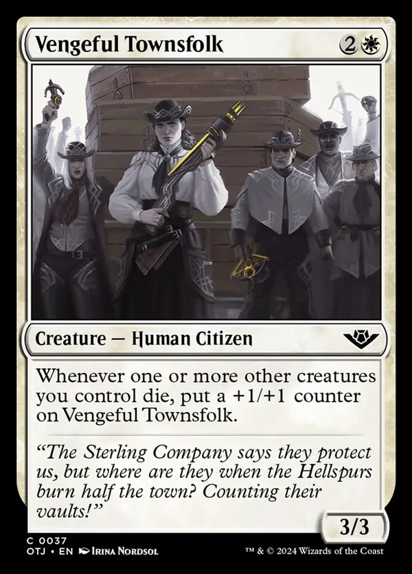 (image for) Vengeful Townsfolk (Foil)