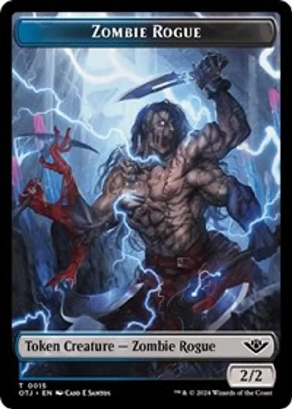 (image for) Zombie Rogue // Plot Double-Sided Token