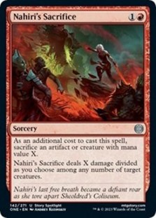 (image for) Nahiri's Sacrifice (Foil)