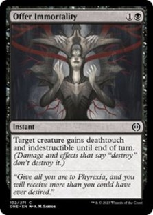 (image for) Offer Immortality (Foil)
