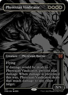 (image for) Phyrexian Vindicator (Oil Slick Raised Foil) (Foil)