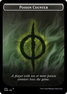 (image for) Poison Counter // Phyrexian Mite Double-sided Token