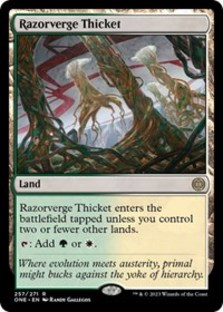 (image for) Razorverge Thicket (Foil)