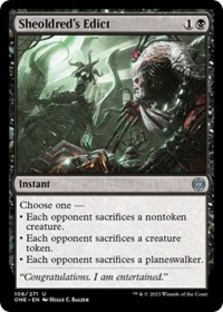 (image for) Sheoldred's Edict (Foil)