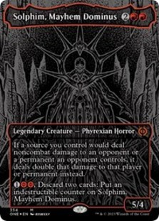 (image for) Solphim, Mayhem Dominus (Oil Slick Raised Foil) (Foil)