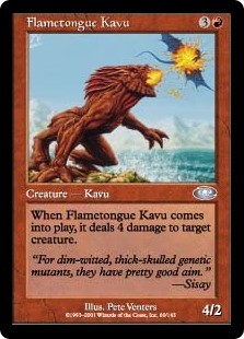 (image for) Flametongue Kavu (Foil)
