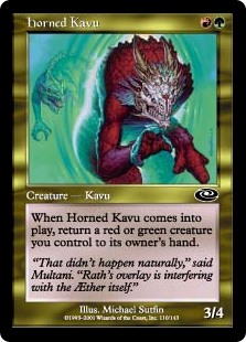 (image for) Horned Kavu (Foil)