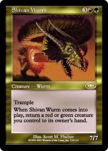 (image for) Shivan Wurm (Foil)