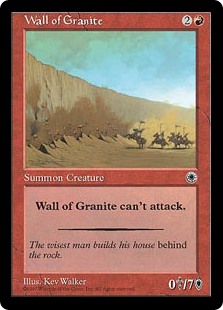 (image for) Wall of Granite