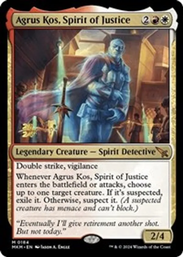 (image for) Agrus Kos, Spirit of Justice