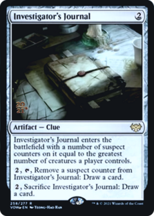 (image for) Investigator's Journal