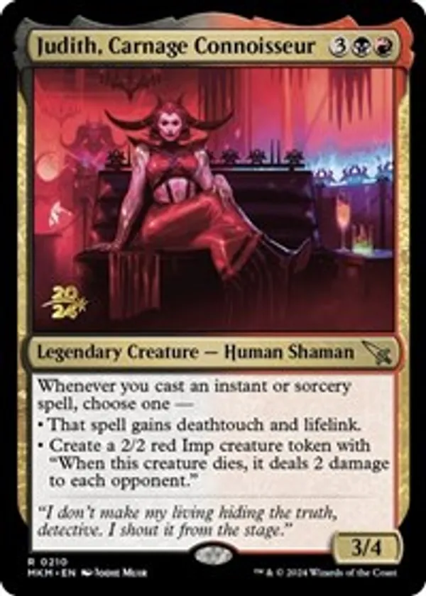 (image for) Judith, Carnage Connoisseur