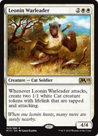 (image for) Leonin Warleader
