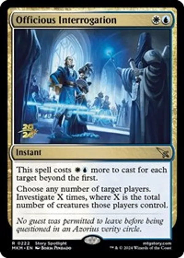 (image for) Officious Interrogation