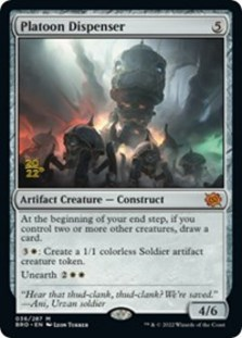 (image for) Platoon Dispenser