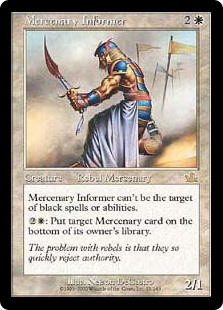 (image for) Mercenary Informer (Foil)