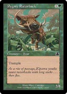 (image for) Pygmy Razorback (Foil)