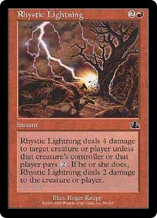 (image for) Rhystic Lightning (Foil)