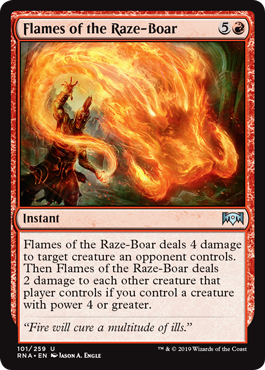 (image for) Flames of the Raze-Boar (Foil)
