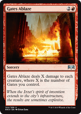 (image for) Gates Ablaze (Foil)