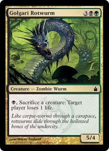 (image for) Golgari Rotwurm