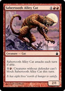 (image for) Sabertooth Alley Cat (Foil)