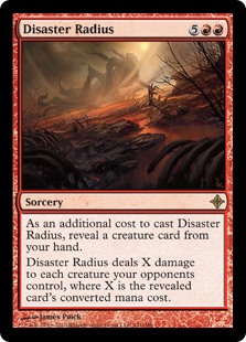 (image for) Disaster Radius (Foil)