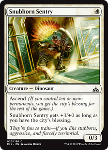 (image for) Snubhorn Sentry