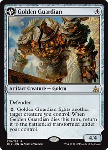(image for) Golden Guardian / Gold-Forged Garrison (Foil)
